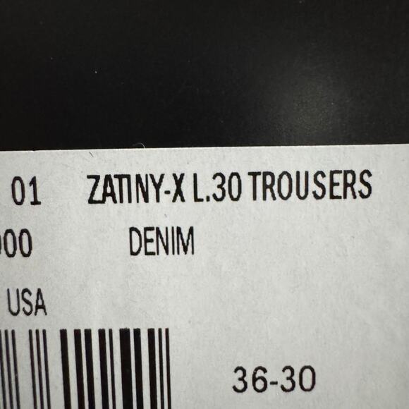 New Diesel Zatiny Bootcut Denim Jeans Dark Blue Rinse Button Fly US Sz 36x30 - Picture 4 of 13